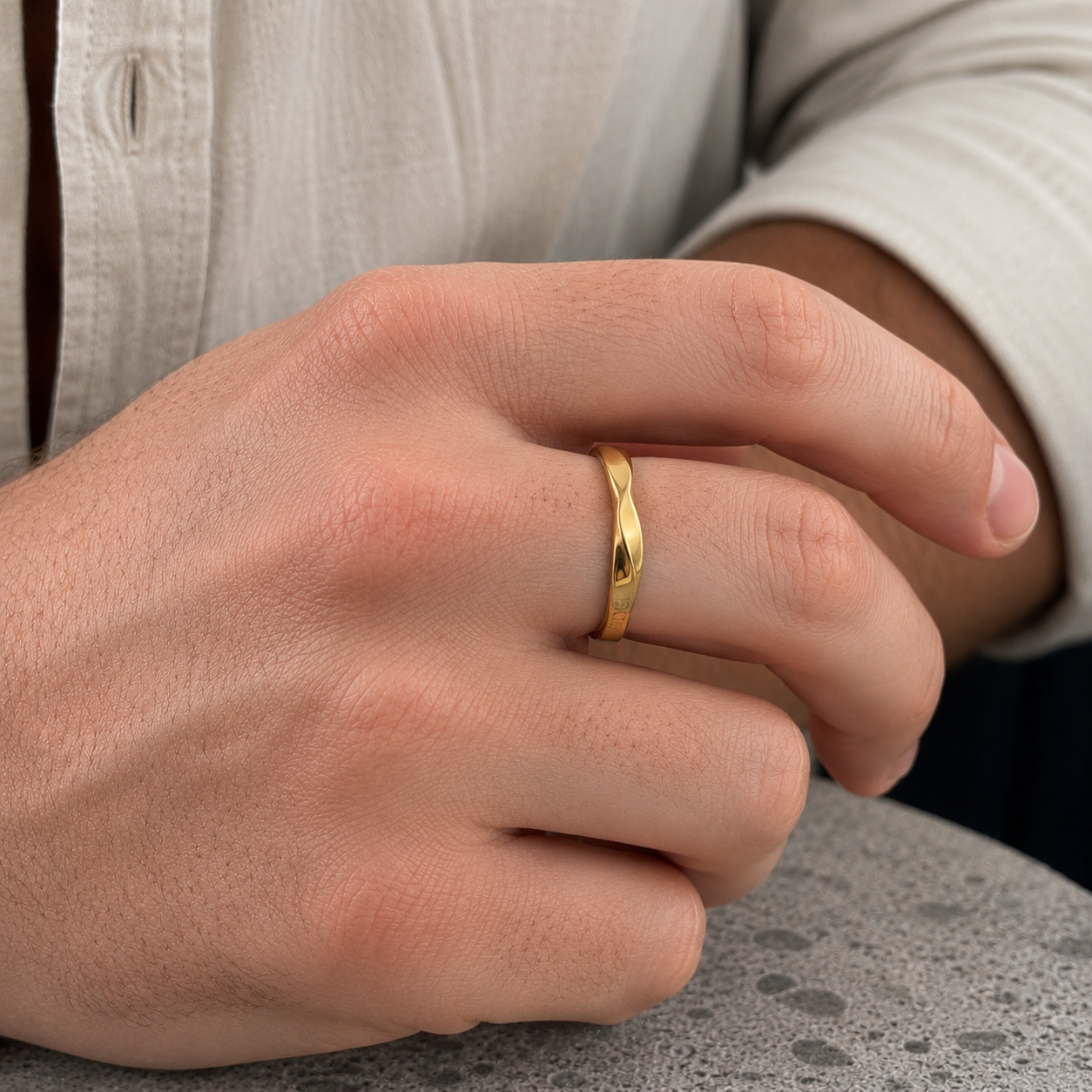 14k gold ring men's