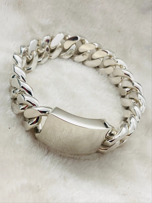 Men Curb Link Bracelet 20mm
