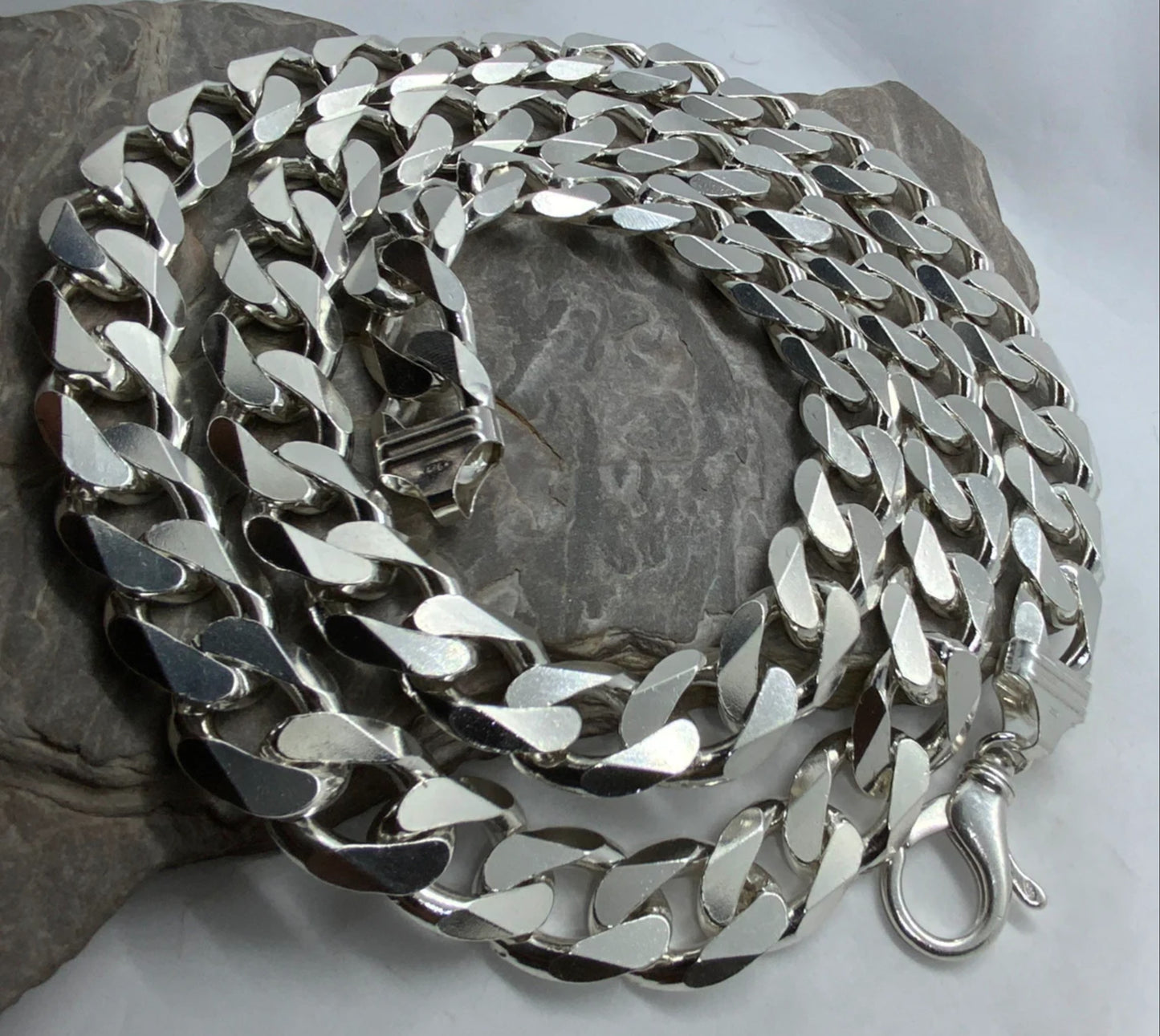Huge Mens Necklace x 15mm Wide - Cuban Link