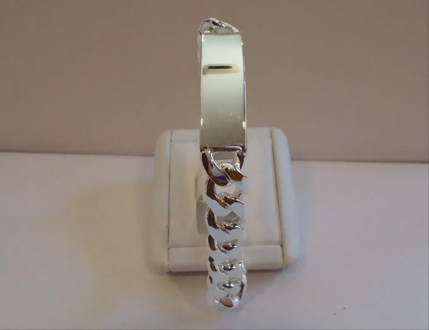ID cuban link 925 silver bracelet 13mm