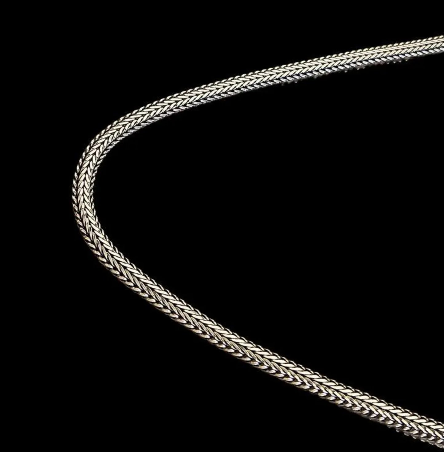 925 Sterling Silver Snake Chain Men
