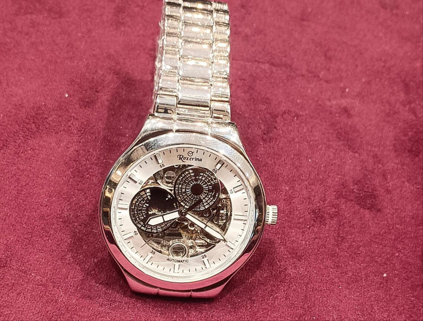 Mens 925 Sterling Silver Watch -Gift For Him