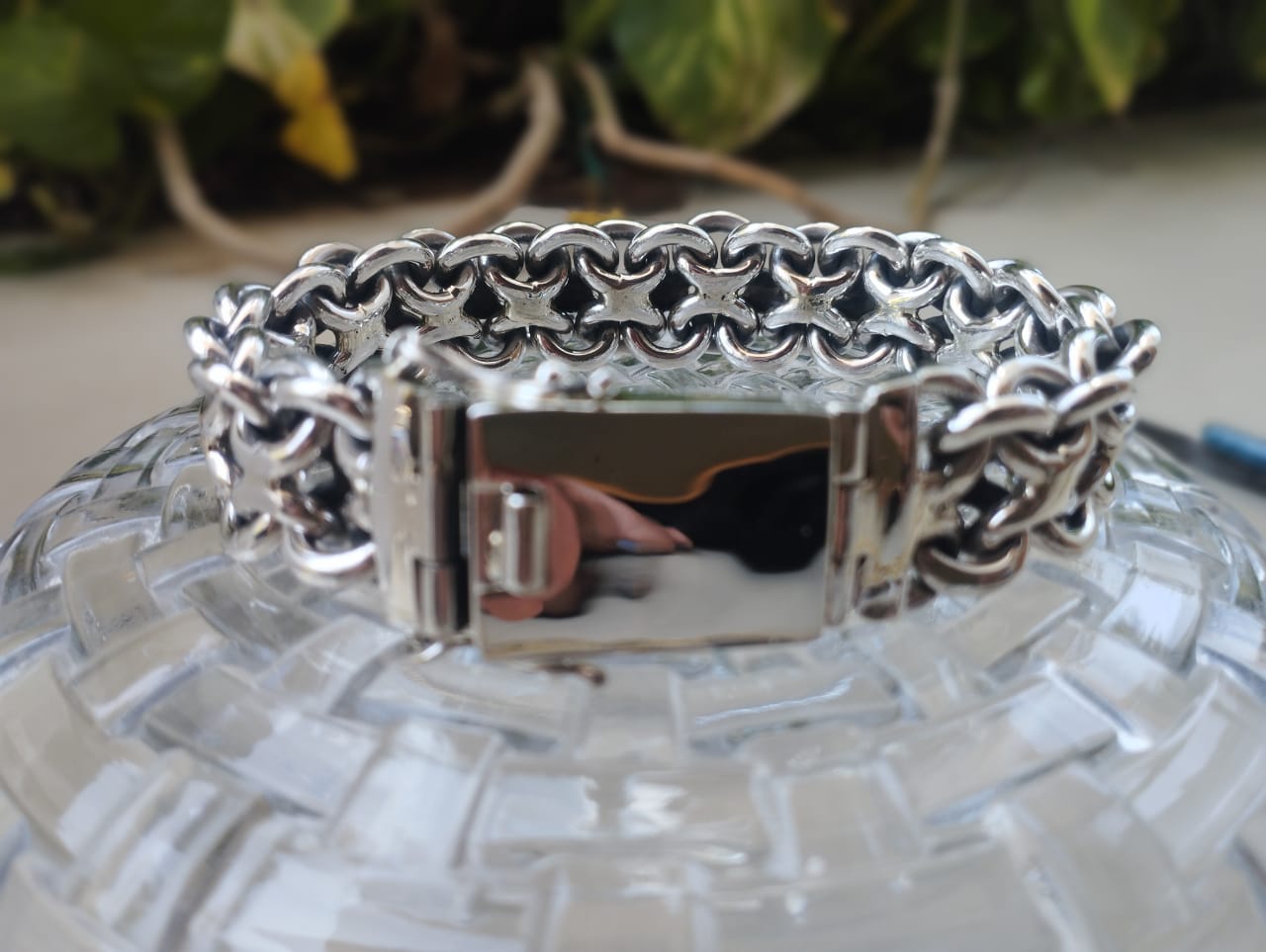 Men's Massive Solid Chunky Bracelet