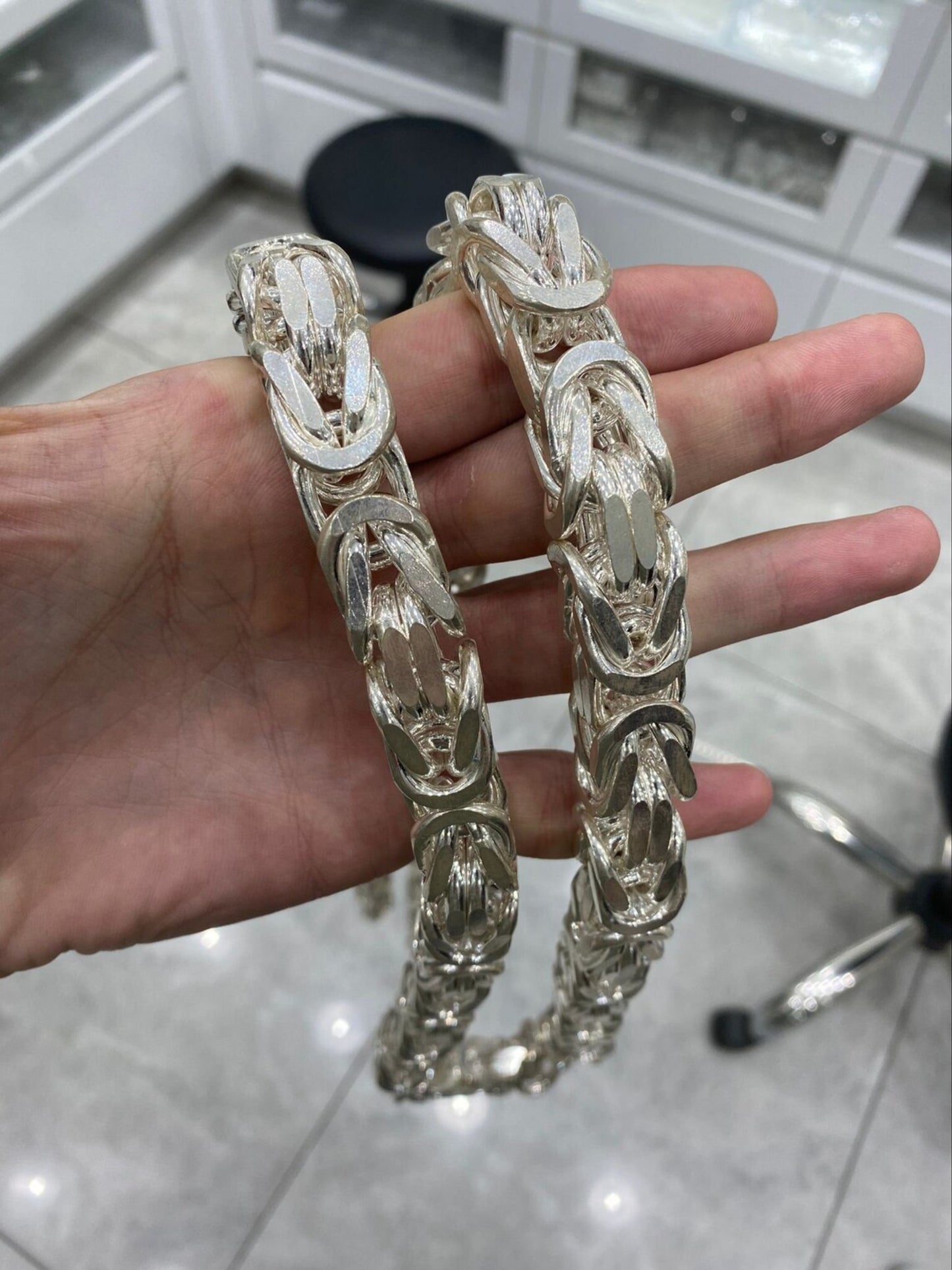 Big Chain -Heavy Chain Link 925 Silver Men 750g