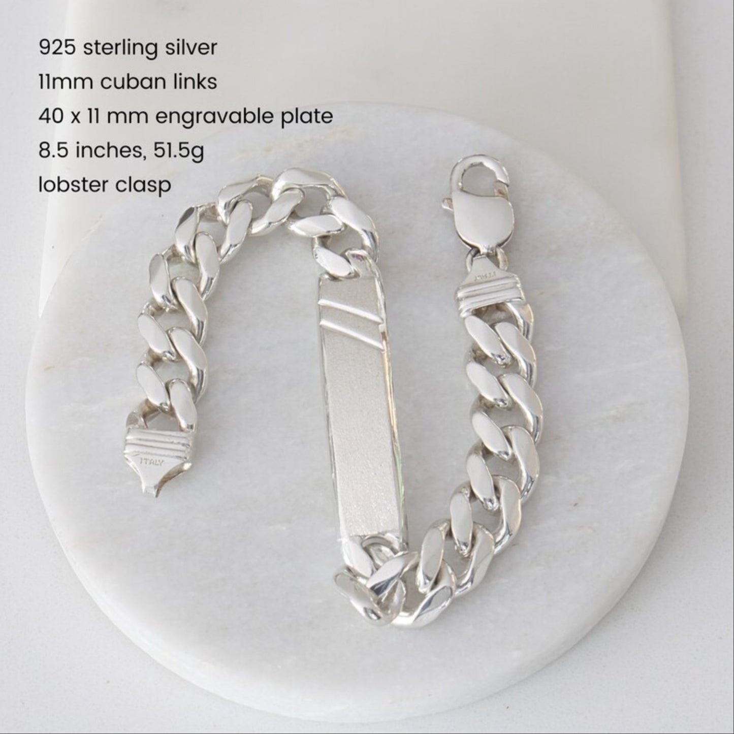Men's Miami Cuban Link ID Bracelet