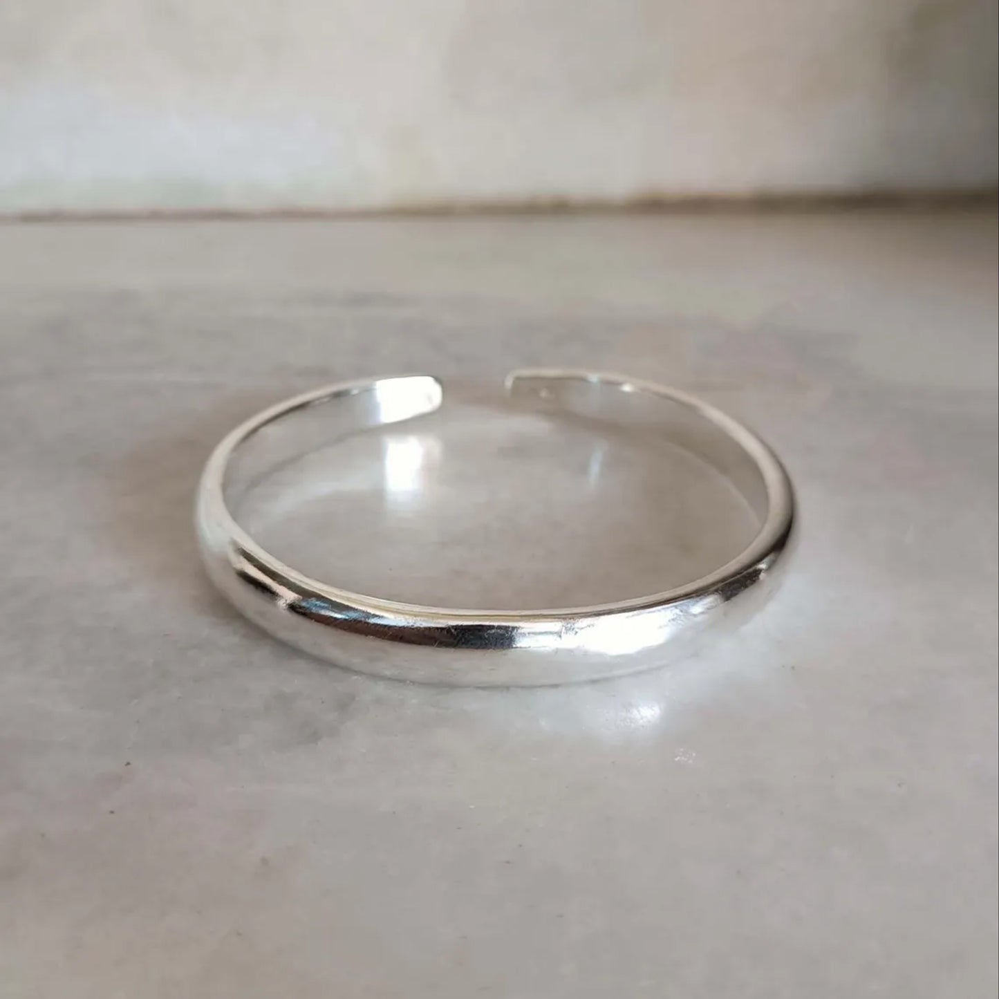 Classic 925 Silver Cuff Bracelet for Men – Bold, Masculine & Handcrafted