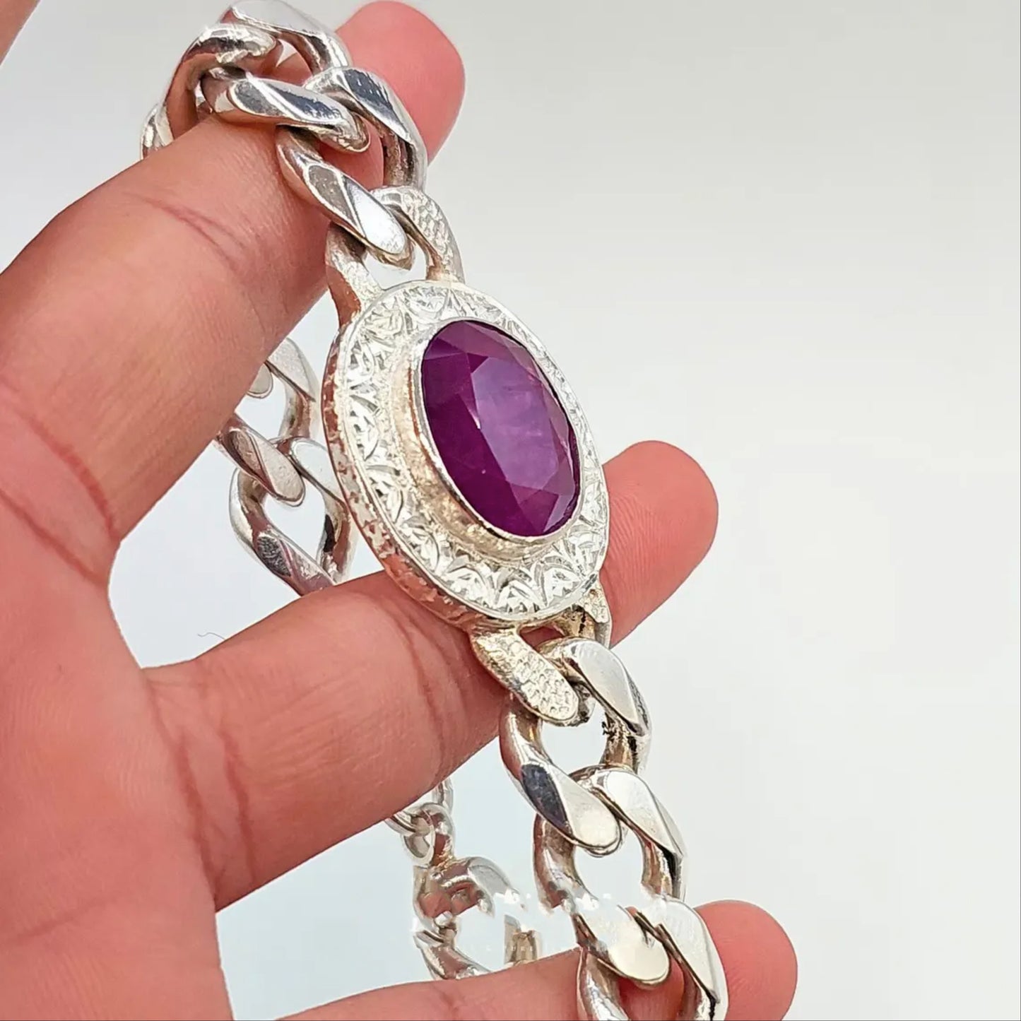 Ruby Bracelet for Men