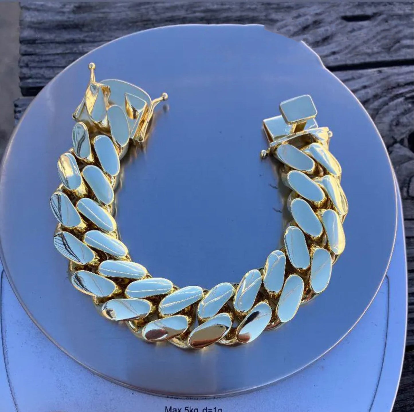 22mm - heavy -solid - Bracelet