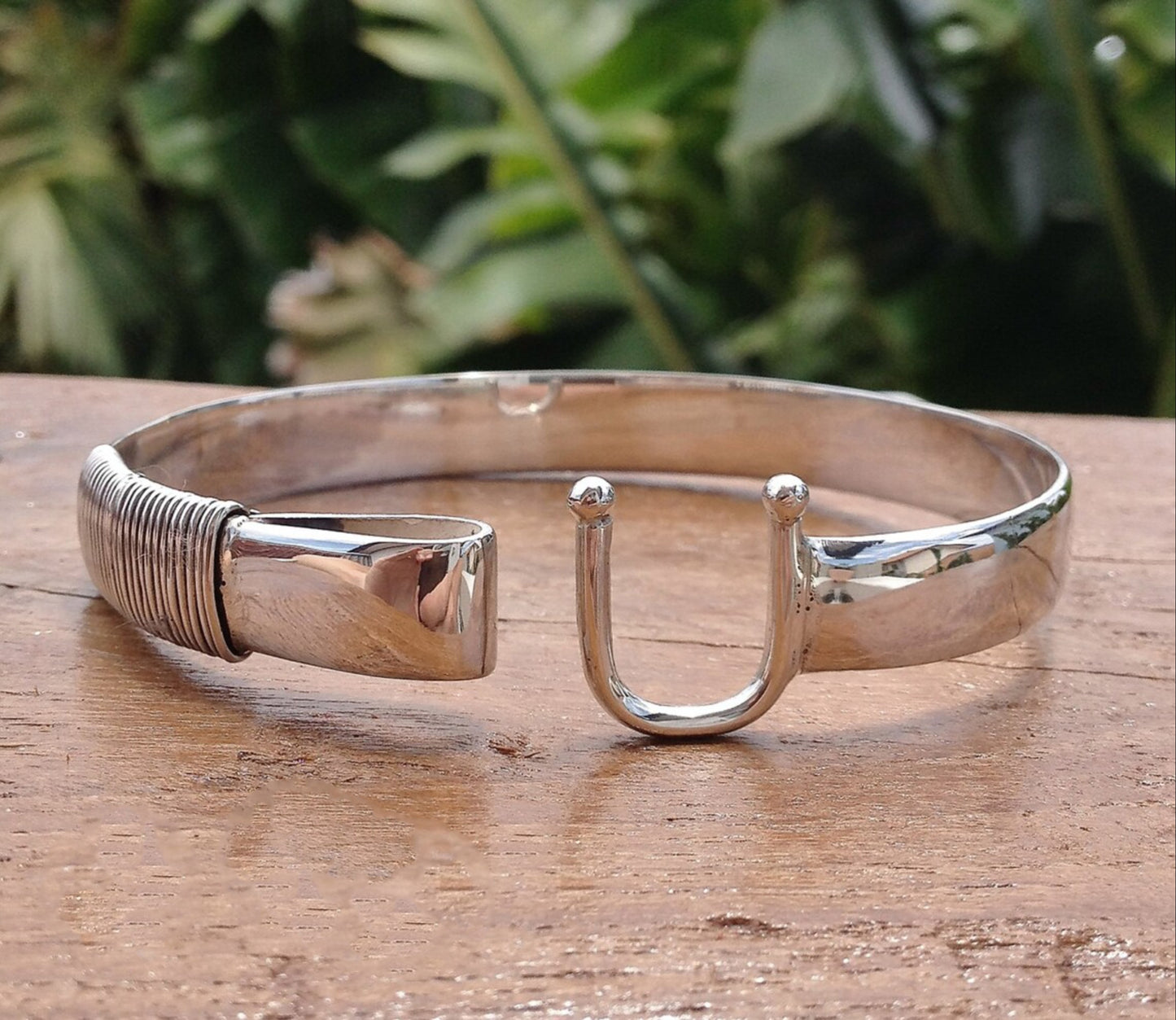 Happy Horseshoe Bracelet All Sterling Silver Any Size Includes