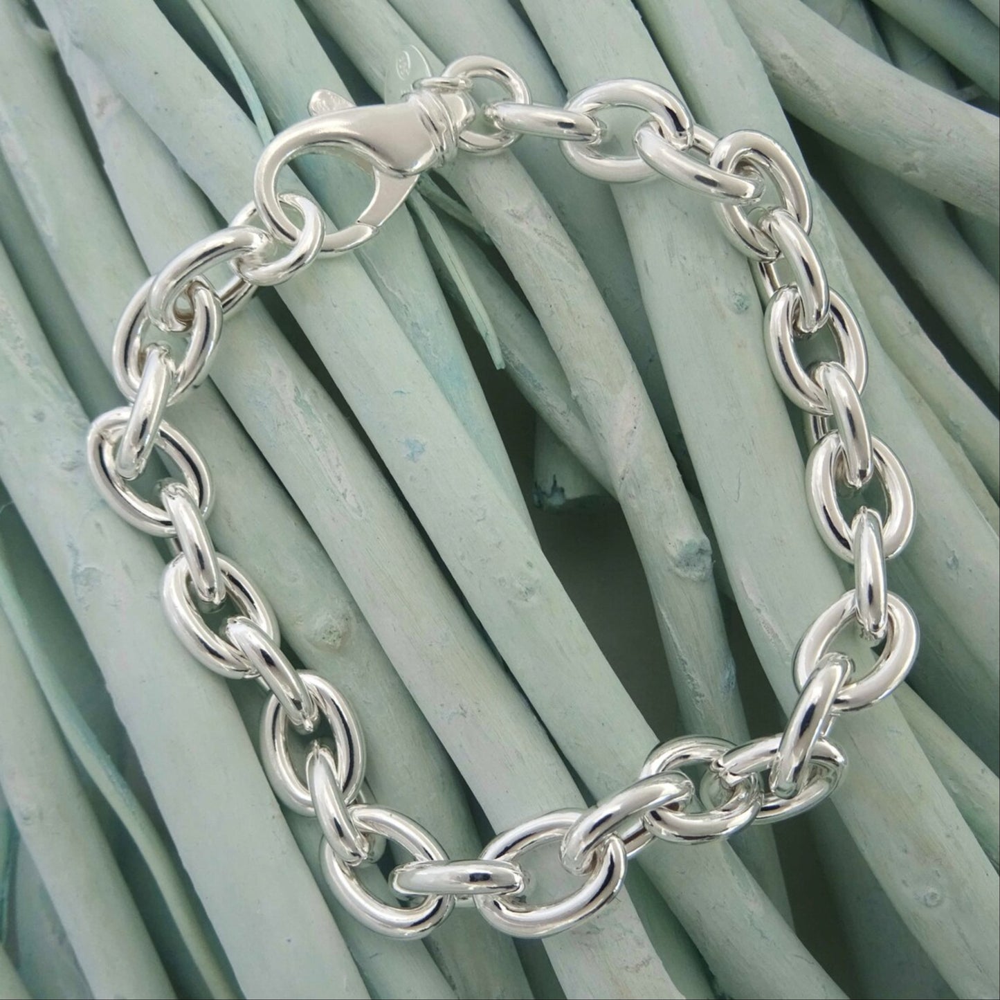 Link Chain Silver Men's Bracelet