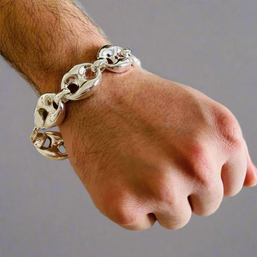 Marina Link chain bracelet men