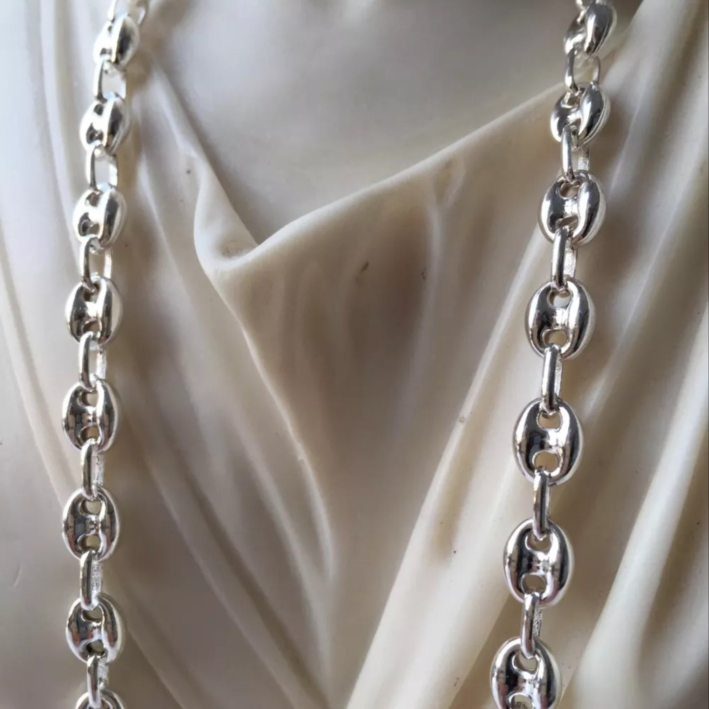 Mens Mariner Puffed Link Chain