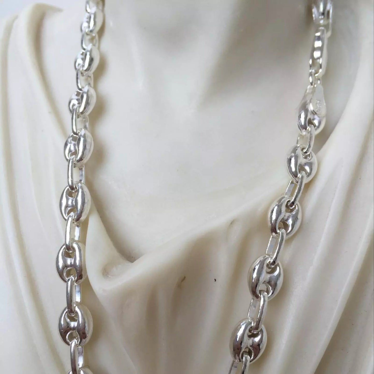 Mens Mariner Puffed Link Chain