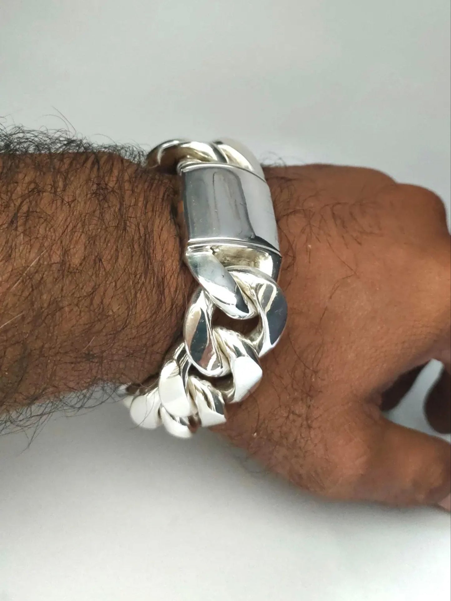 Miami Solid Link Bracelet Men