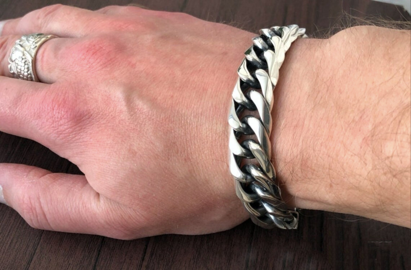Real 925 Silver Bracelet Link GT877