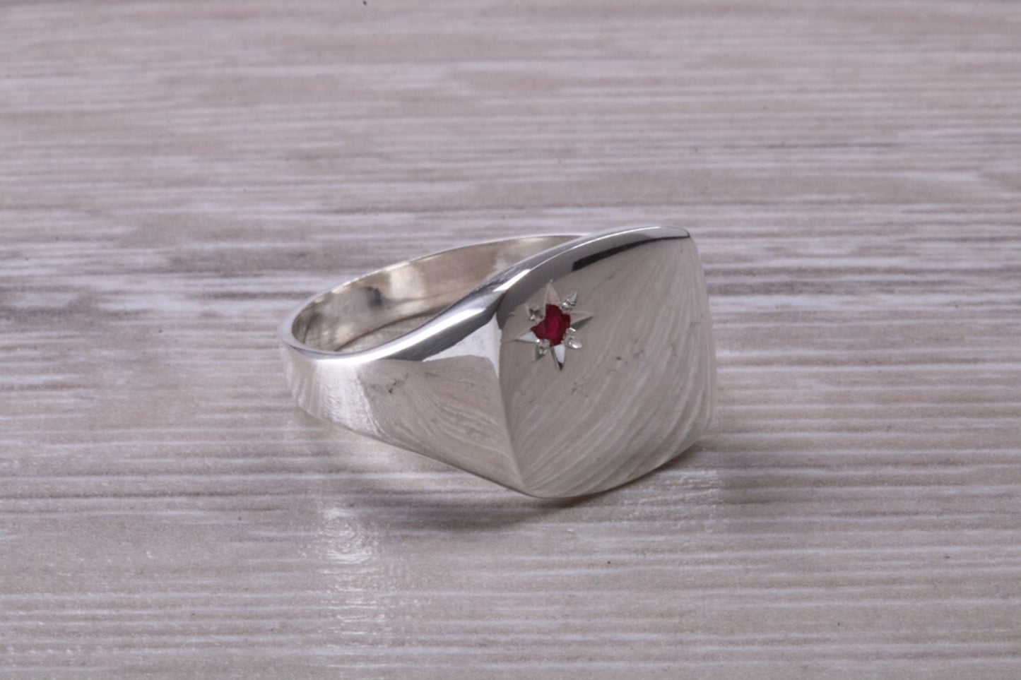 Silver Ring For Men’s | Squre Shape Gift For Him