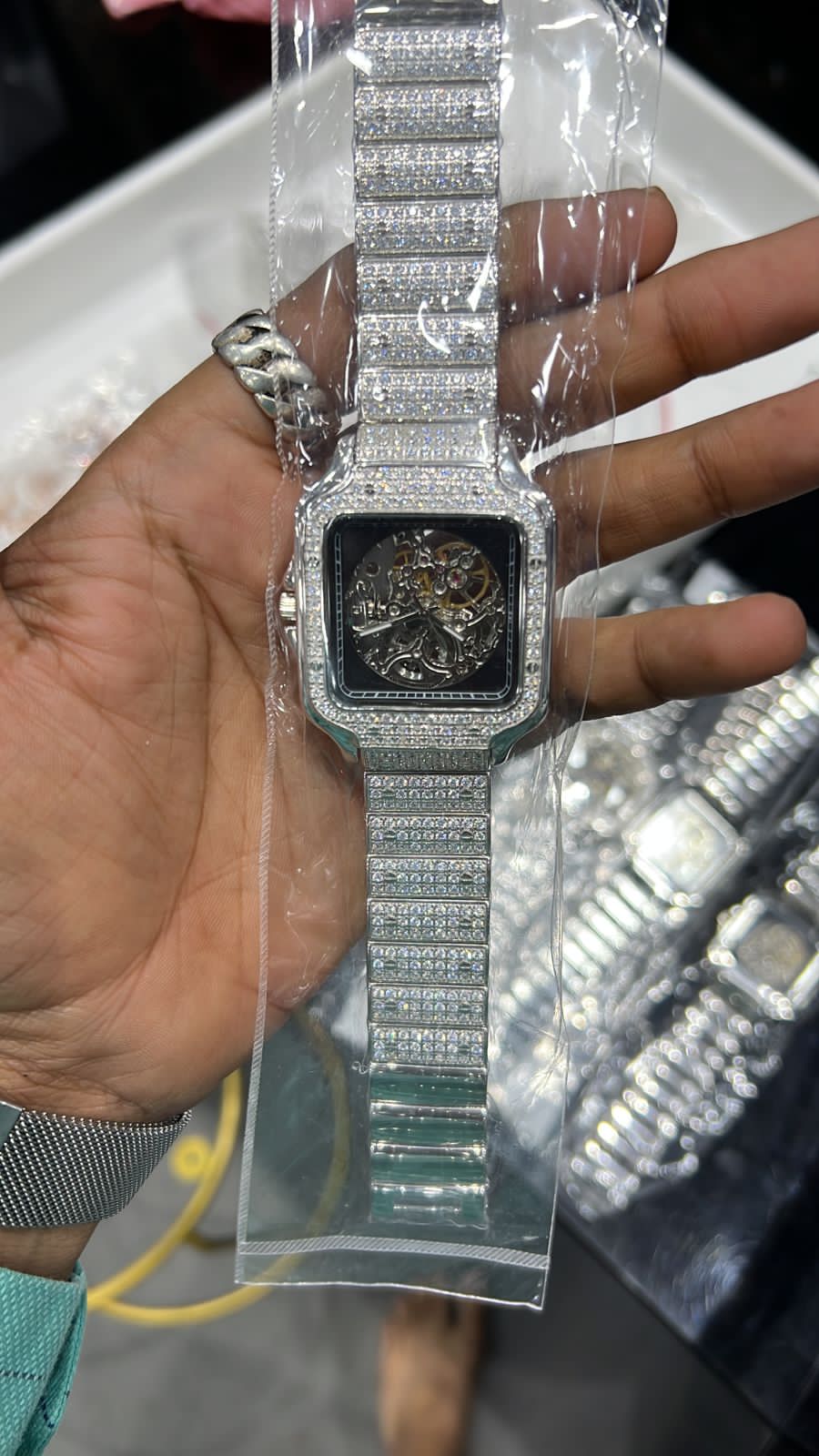 Real 925 Silver Watch Automatic Graduation Gift CU23S
