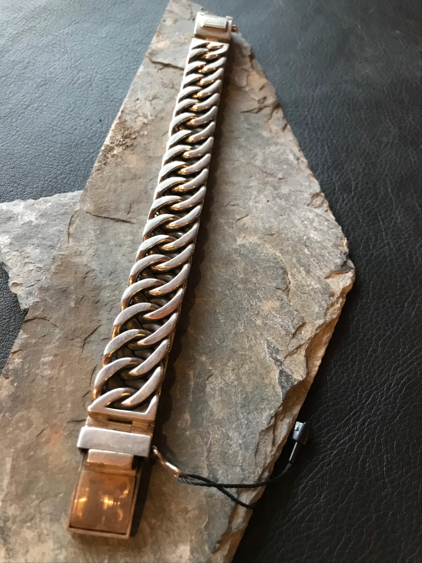 20mm Sterling Silver Cuban Link Bracelet