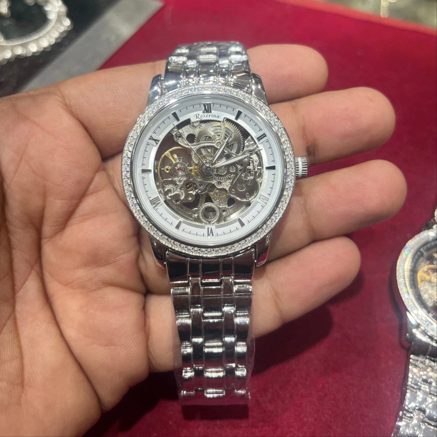 925 sterling silver watch for men heavy