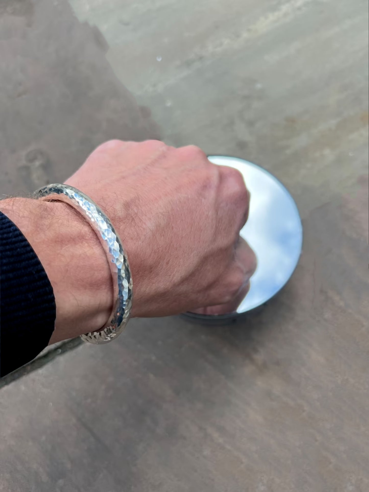 Torc Bangle Bracelet Heavy Chunky Thick ID Torque 925 Solid Sterling Silver