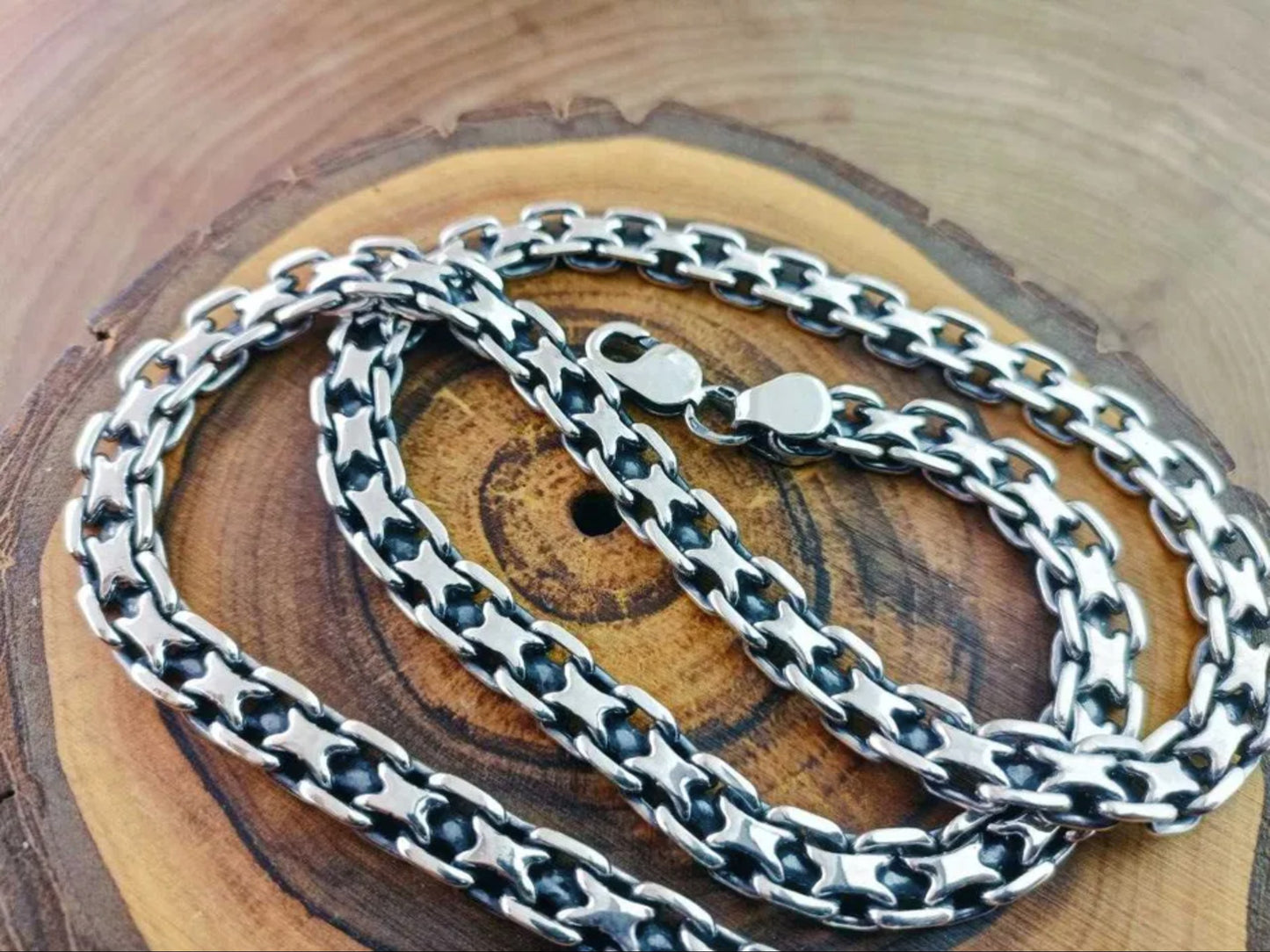 Unique Heavy Necklace x 7mm