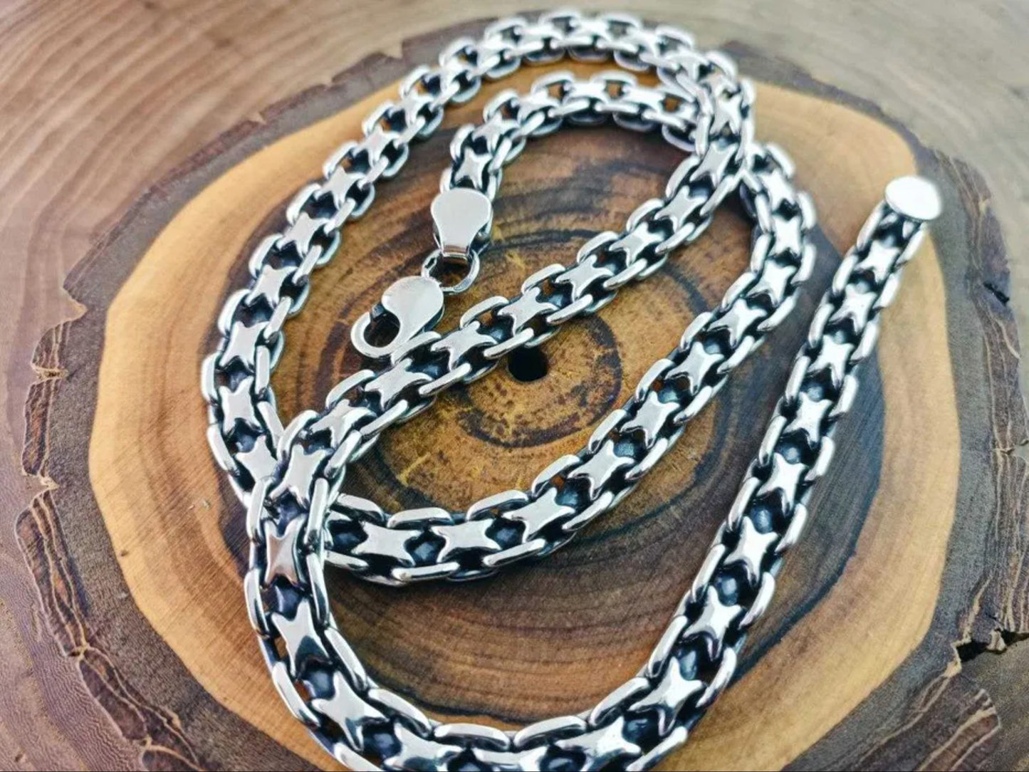 Unique Heavy Necklace x 7mm
