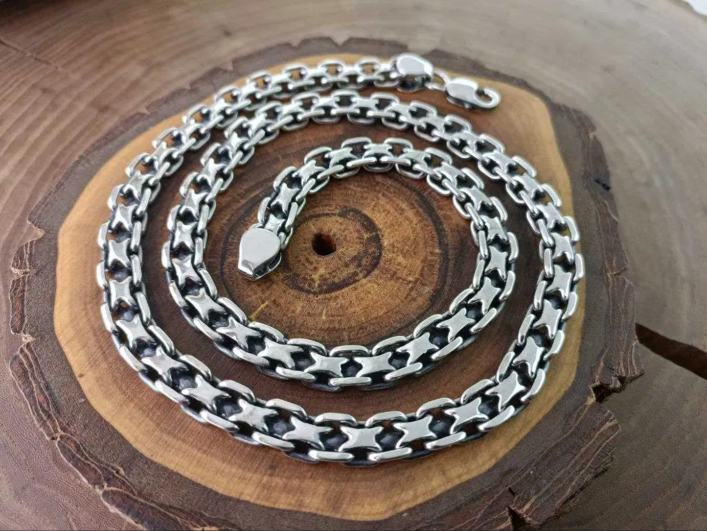 Unique Heavy Necklace x 7mm