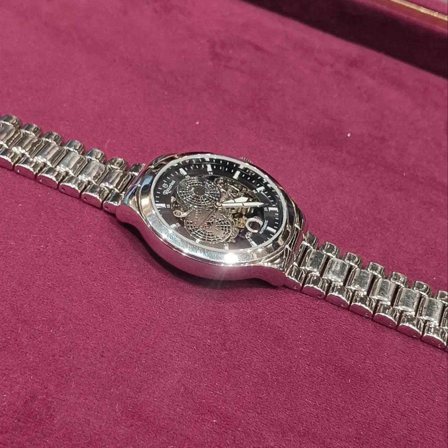 Echt Silber 925 Herrenuhr