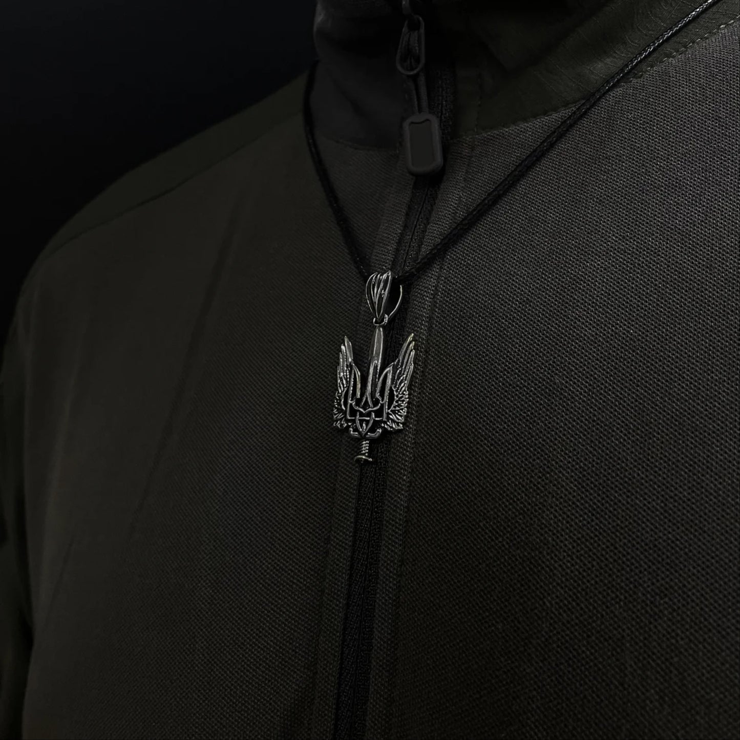 925 Silver Pendant Wings of Freedom - Army gift