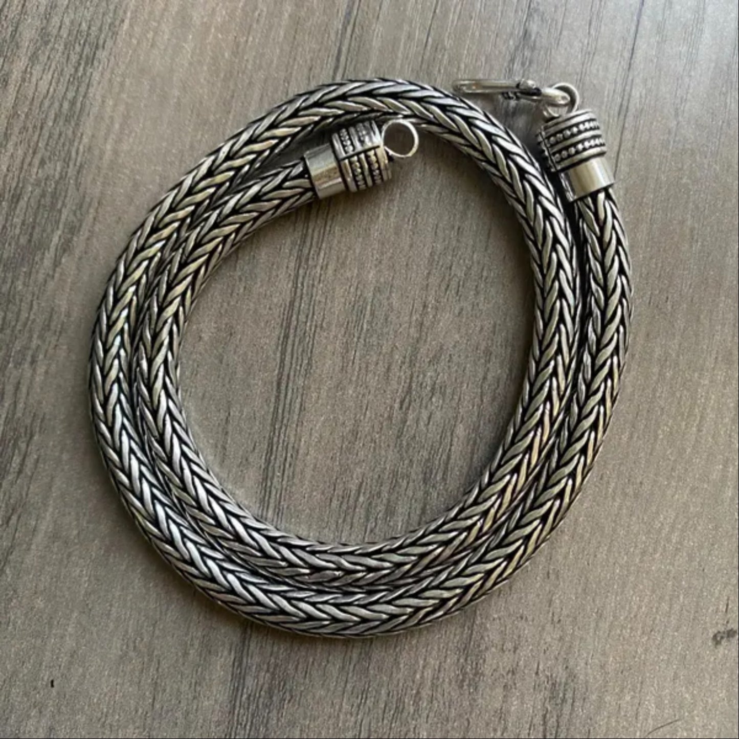 7mm Woven Snake Necklace