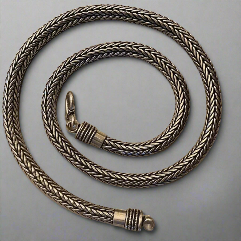 Woven Snake Necklace - 10mm woven necklace