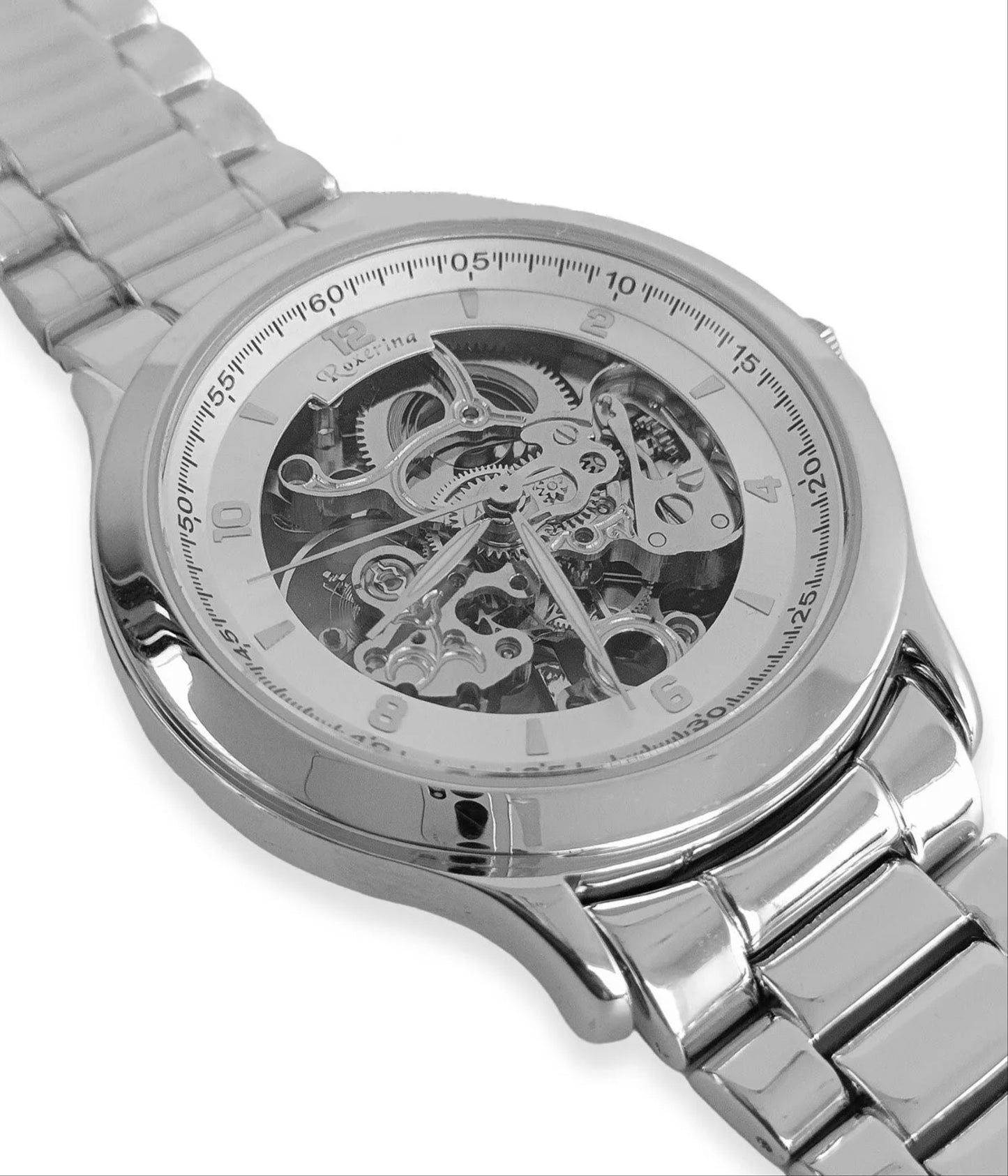 Mens 925 Sterling Silver Automatic wrist watch