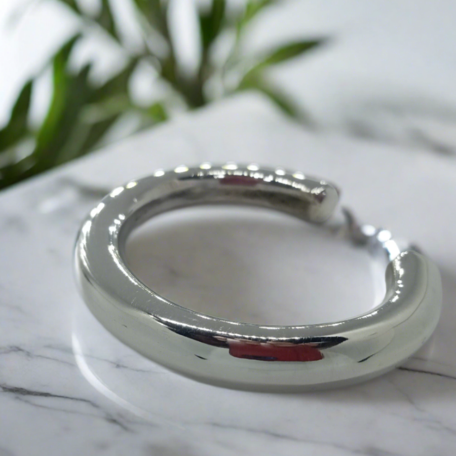 Massive- 4oz -or- 12g-Mens-Hammered-Torque-Bangle