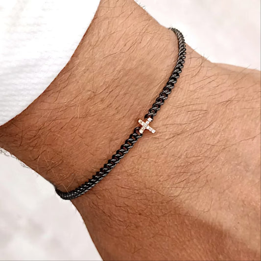 men's-18k-gold-cross-bracelet