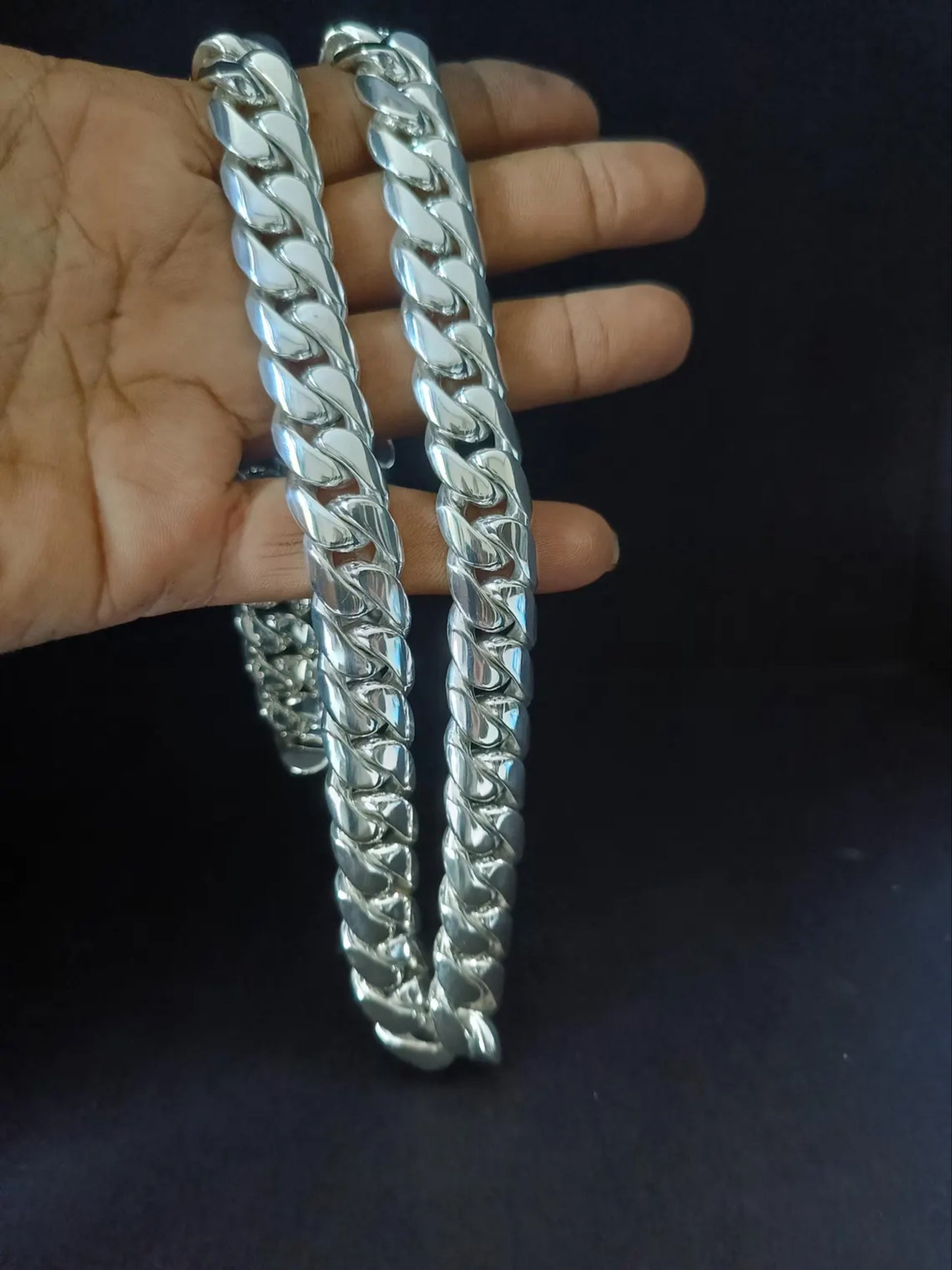 700gr Heavy 925 solid silver chain - Biker's Chain