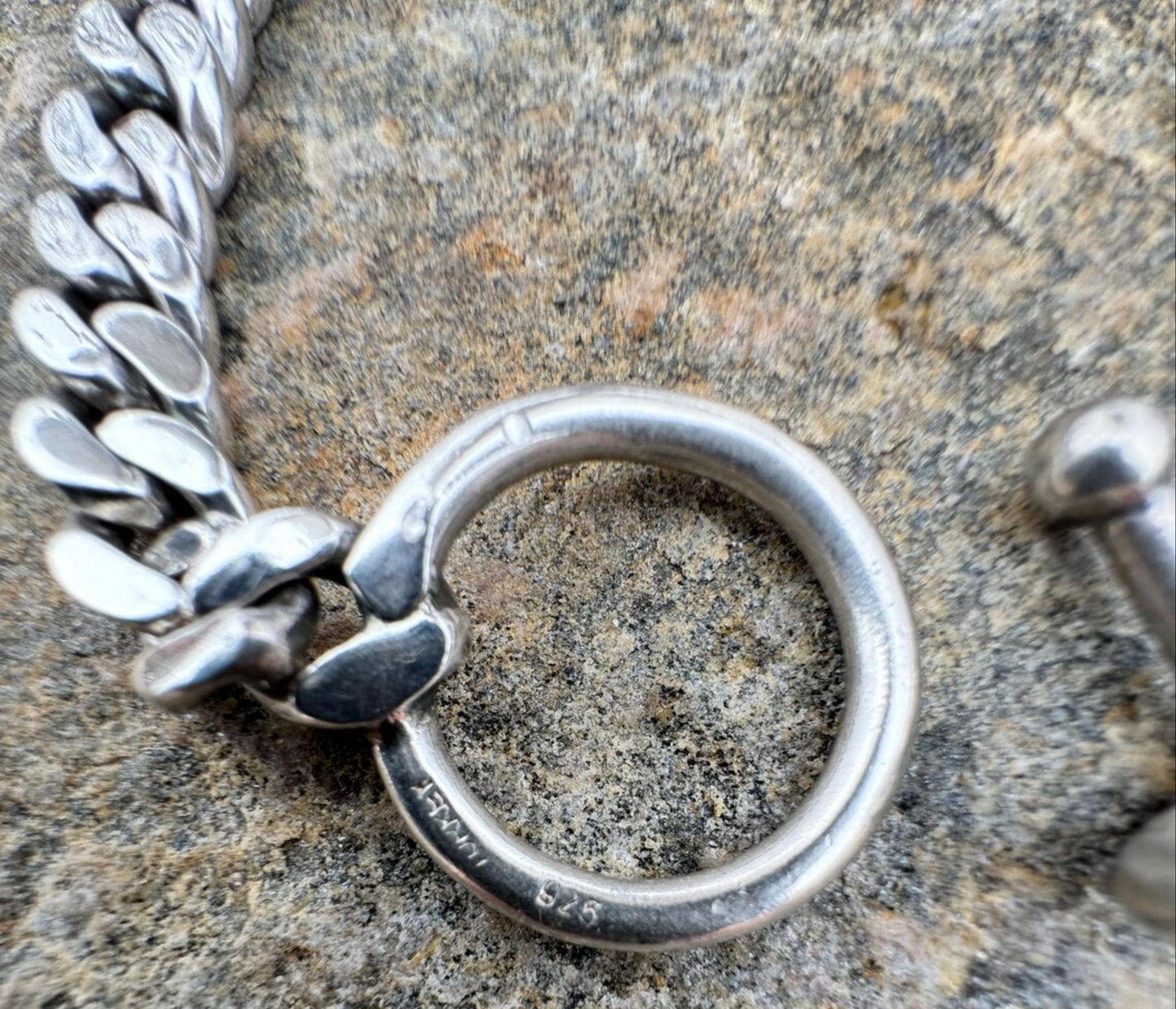 925 Silver Cuban Link Chain Men CURB21