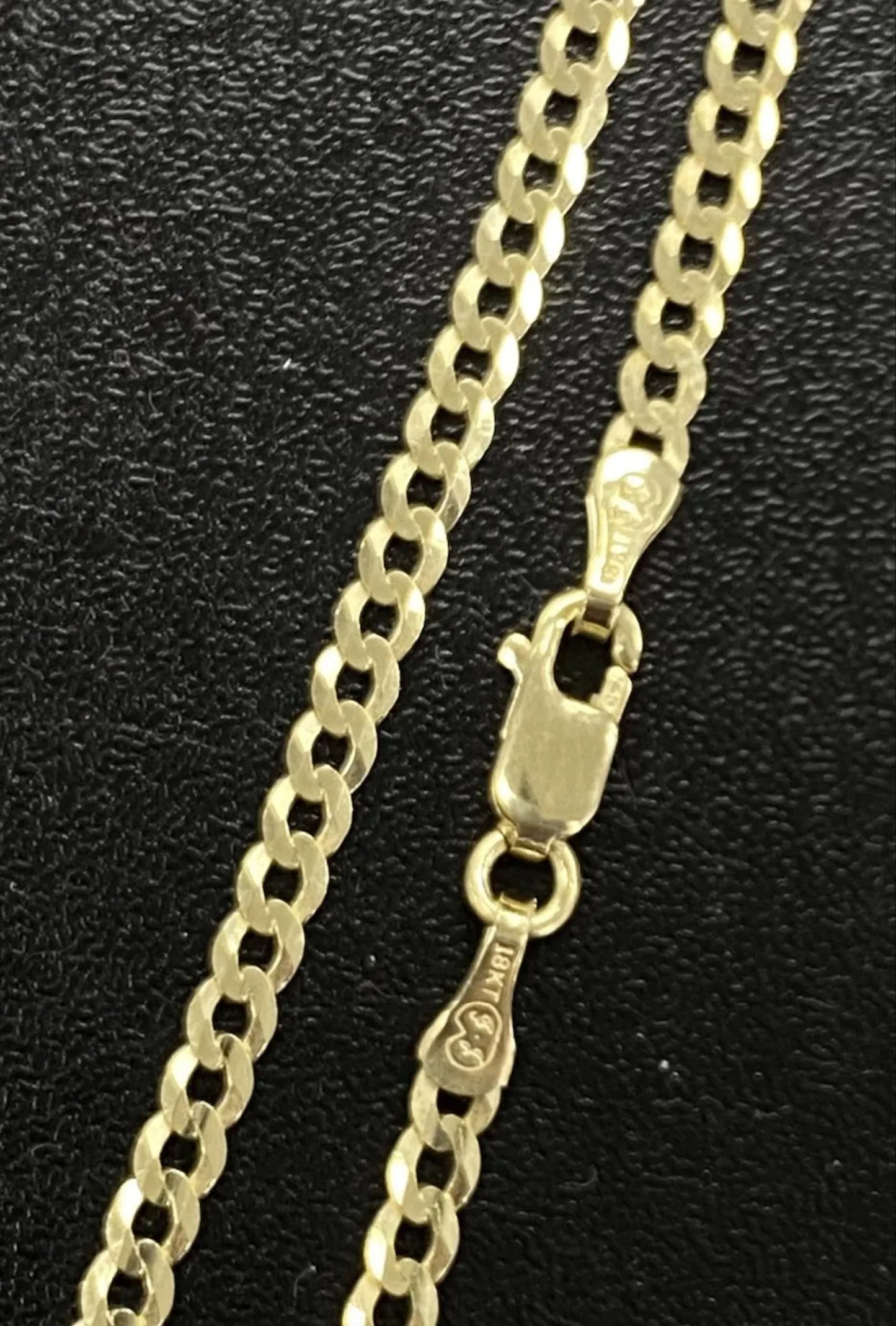 14k Gold Curb Link Chain Necklace