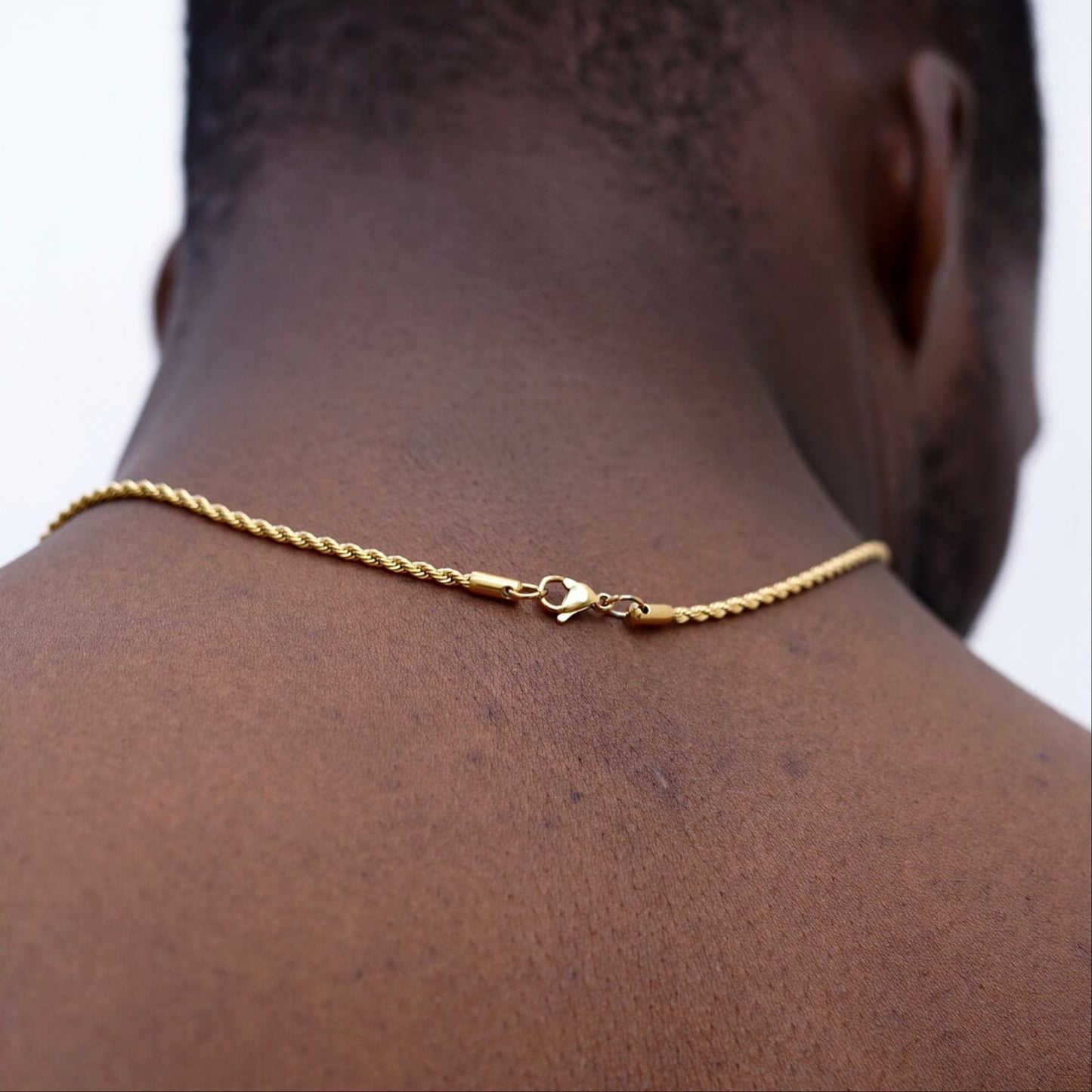 Men's 14K Gold Rope Chain