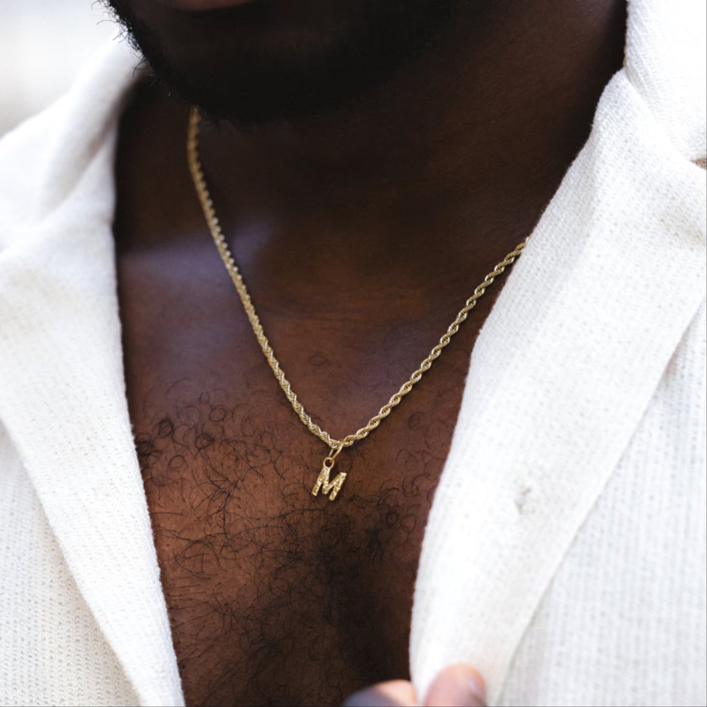 Men's 14K Gold Rope Chain