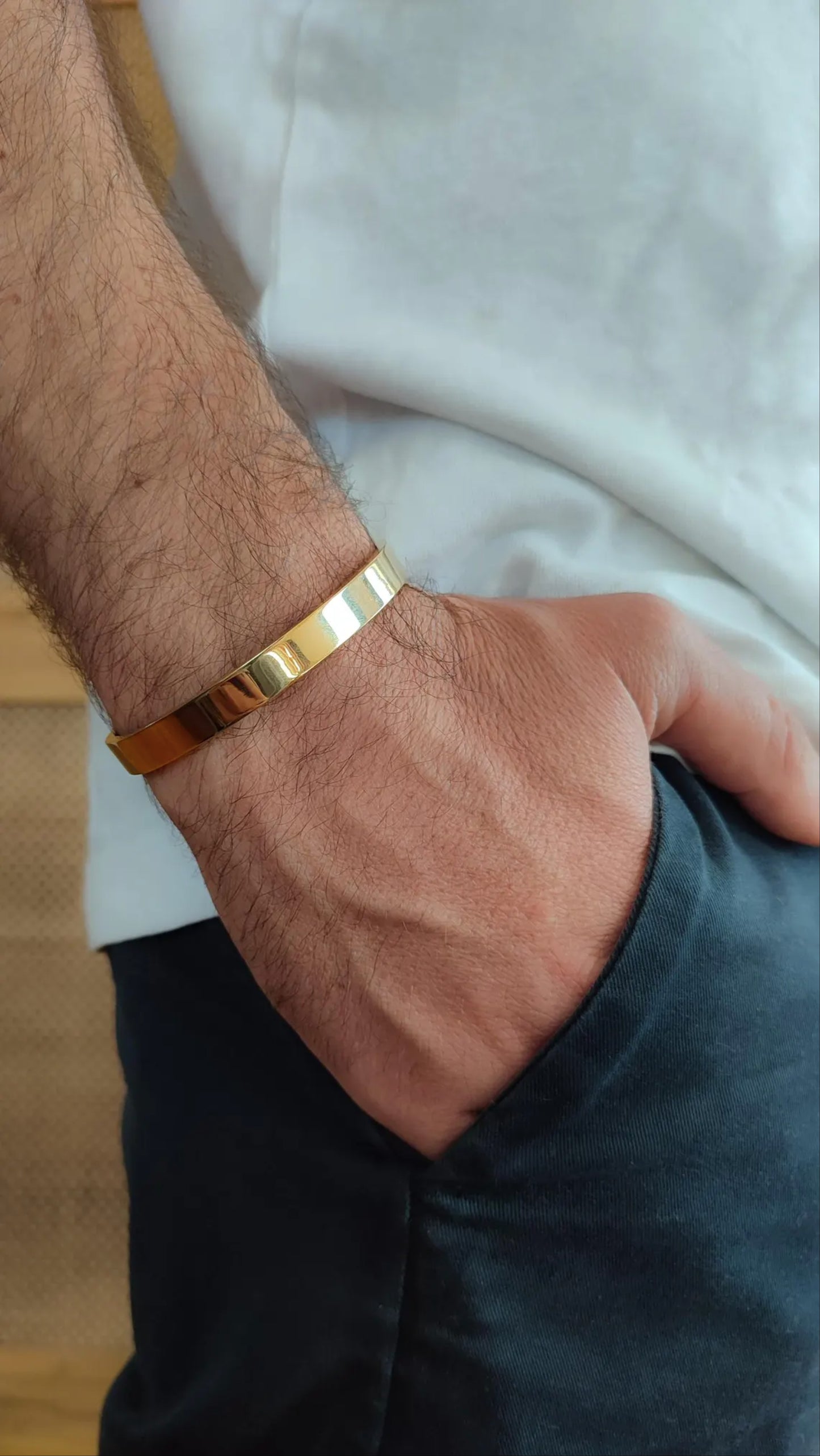 14k Gold Cuff Bracelet