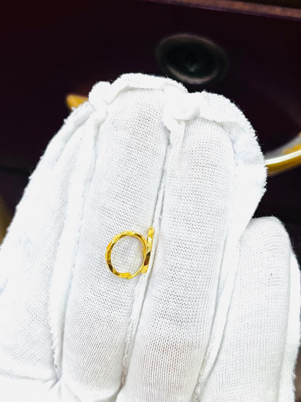 Mens Earrings - 18K Gold Mens Hoop Earring 10mm - Tiny Huggie Earrings For Men in Gold - Simple Hoop Earrings Mens Christmas Jewelry Gift-Diamond Cut