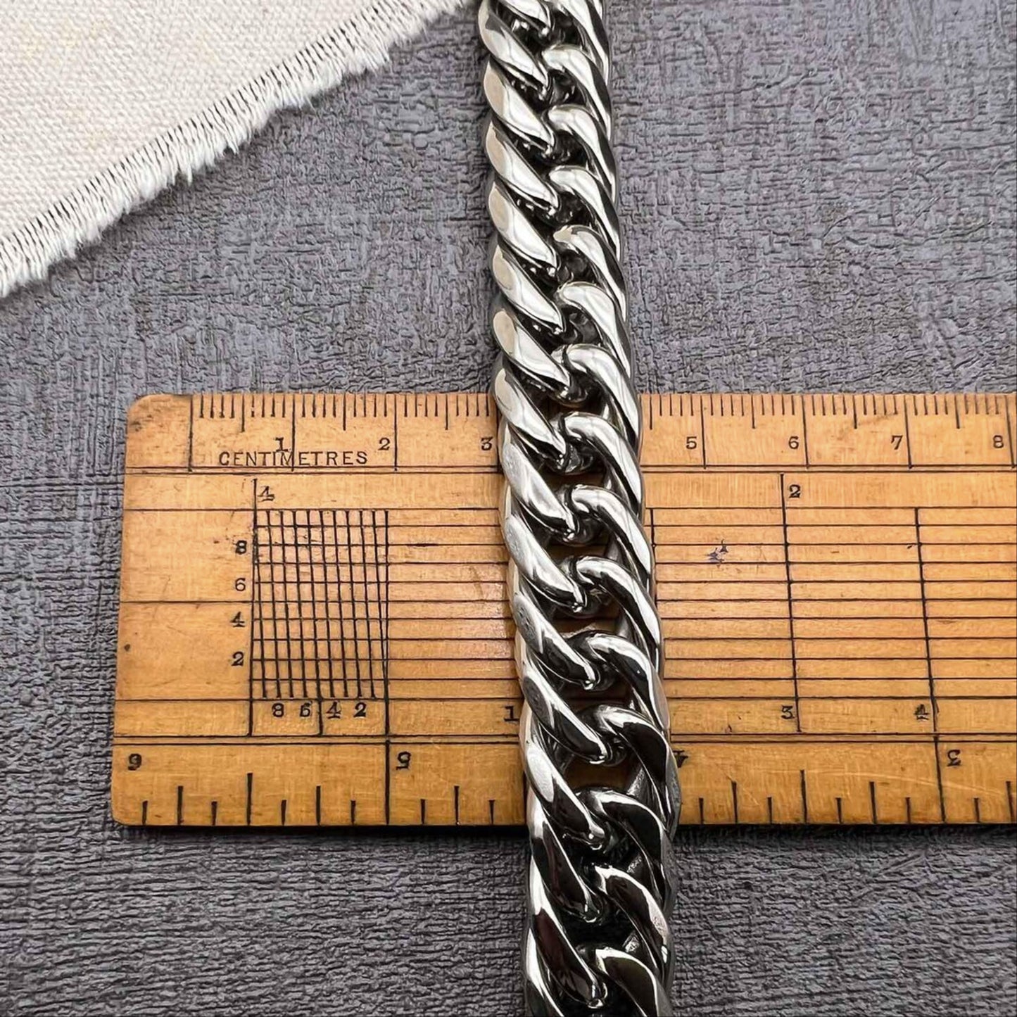 heavy 925 silver men bracelet CU7S