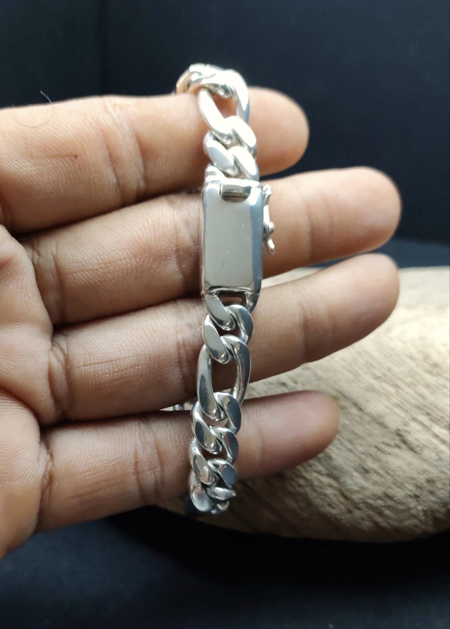 Link Bracelet Unique & Heavy Design Box Lock