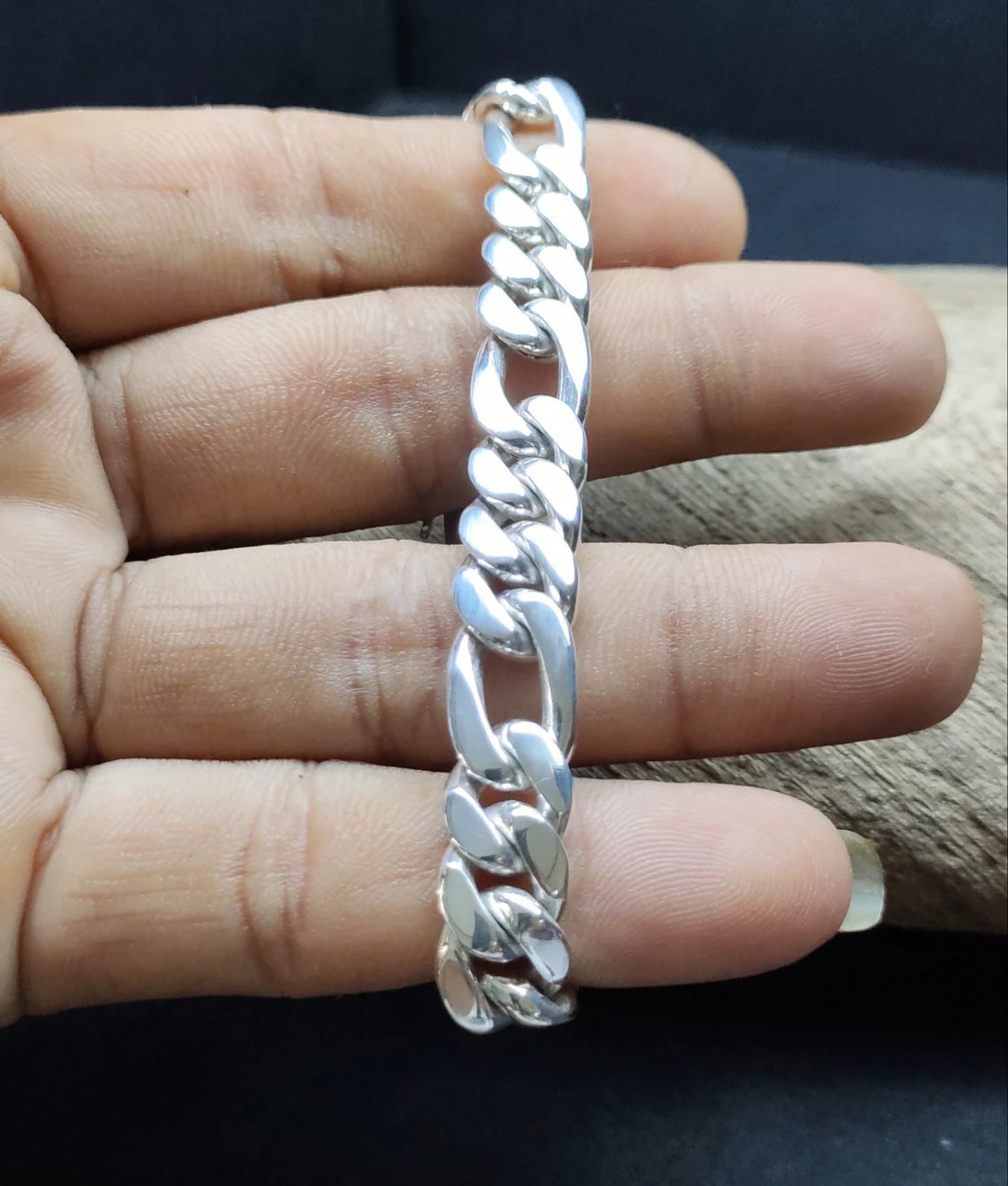 Link Bracelet Unique & Heavy Design Box Lock