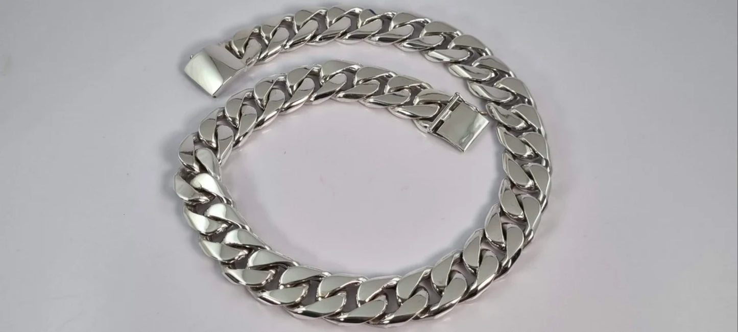 Huge Mens Necklace x 25mm Wide - Curb Link