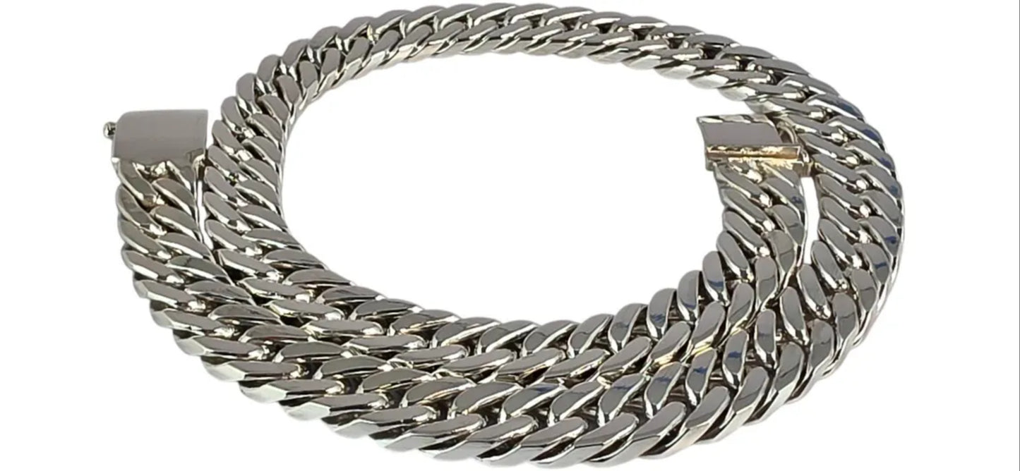 Men's Heavy Big Link Chain Box Lock