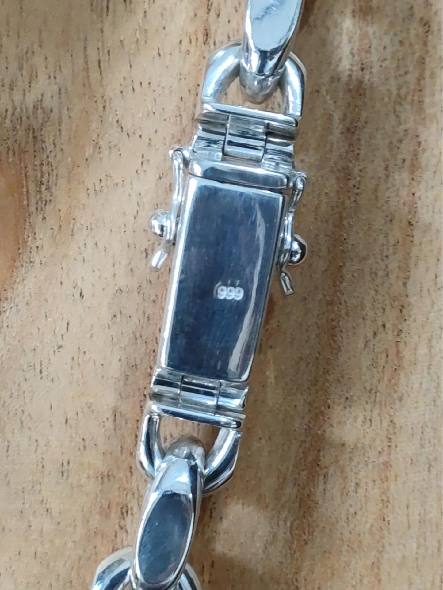 Big Link Silver Anchor Bracelet