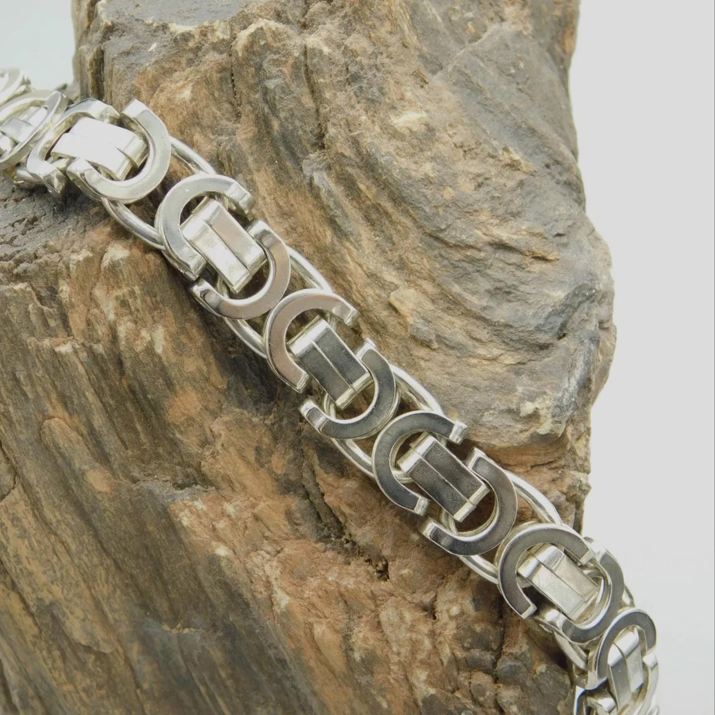 masculine bracelet 925 silver men CU45