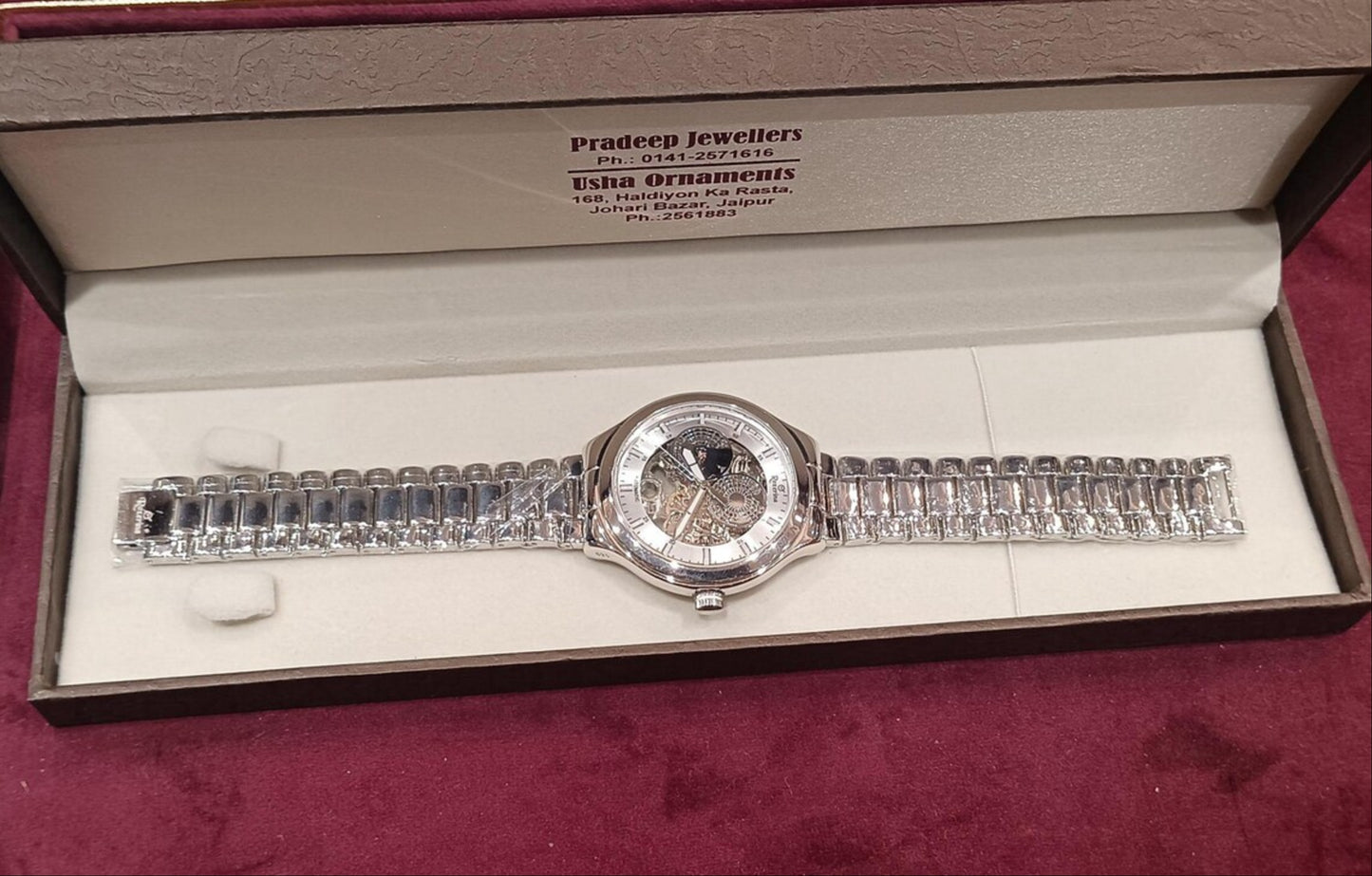 Men's Silver Watch - 925 Silver Automatic Watch