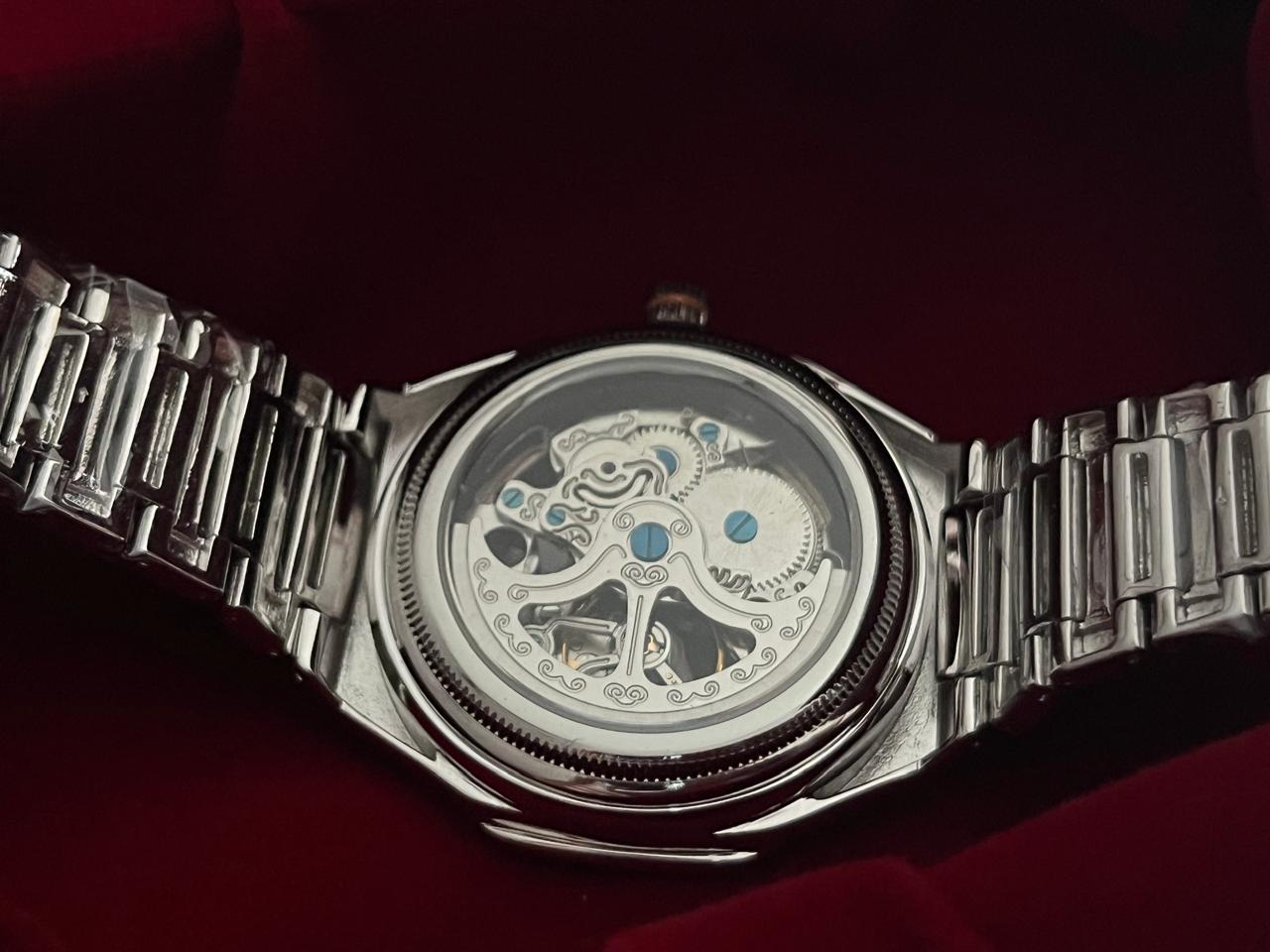 Sterling Silver Automatic Men's Watch